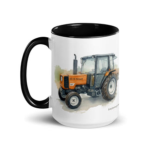 The Tractor Mugs Store Renault 65-32 MX Watercolor | Mug with Color Inside Quality Farmers Merch