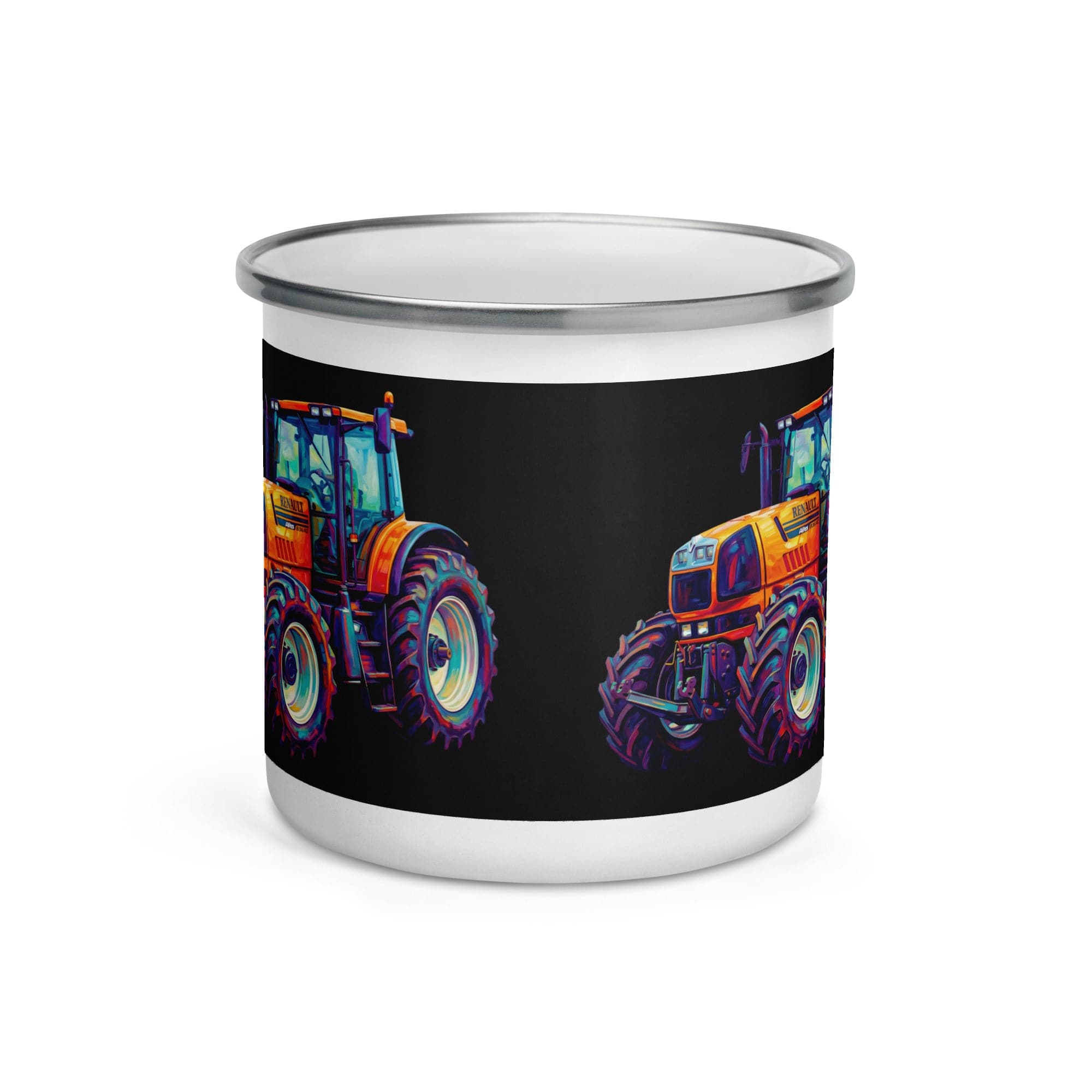 The Tractor Mugs Store Renault Atles 926 | Splash Art Enamel Mug Quality Farmers Merch