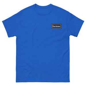 The Tractor Mugs Store Royal / S Oasis Style Farmer Unisex | Classic Tee Embroidered Quality Farmers Merch