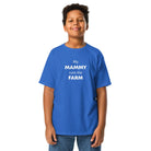 The Tractor Mugs Store Royal / XS Mammy Runs the Farm | Youth Classic Tee Quality Farmers Merch