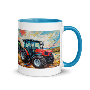 The Tractor Mugs Store SAME Dorado Natural 70 (Stage V) Splash Art | Mug with Color Inside Quality Farmers Merch