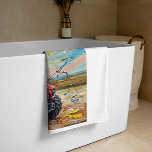 The Tractor Mugs Store SAME Dorado Natural 70 (Stage V) Splash Art | Towel Quality Farmers Merch