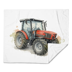 The Tractor Mugs Store SAME Dorado Natural 70 (Stage V) Watercolor | Throw Blanket Quality Farmers Merch