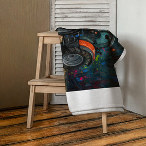 The Tractor Mugs Store SAME Explorer 105 (Stage V) Splash Art | Towel Quality Farmers Merch