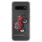 The Tractor Mugs Store Samsung Galaxy S10+ Case IH 7250 | Clear Case for Samsung® Quality Farmers Merch