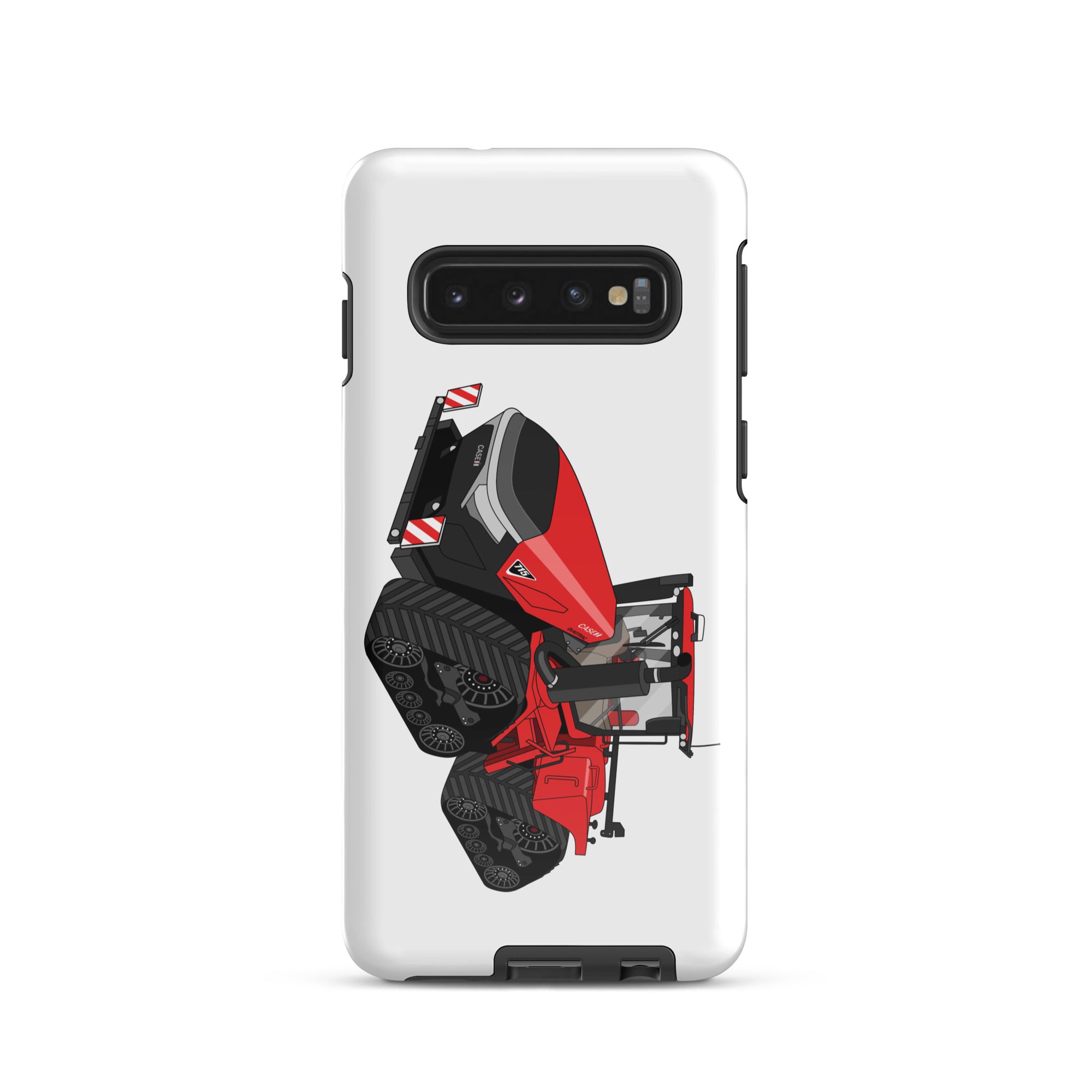 The Tractor Mugs Store Samsung Galaxy S10 Case IH Quadtrac 715 | Tough case for Samsung® Quality Farmers Merch