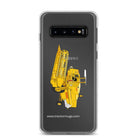 The Tractor Mugs Store Samsung Galaxy S10 Clayson 8060 Combine Harvester | Clear Case for Samsung® Quality Farmers Merch