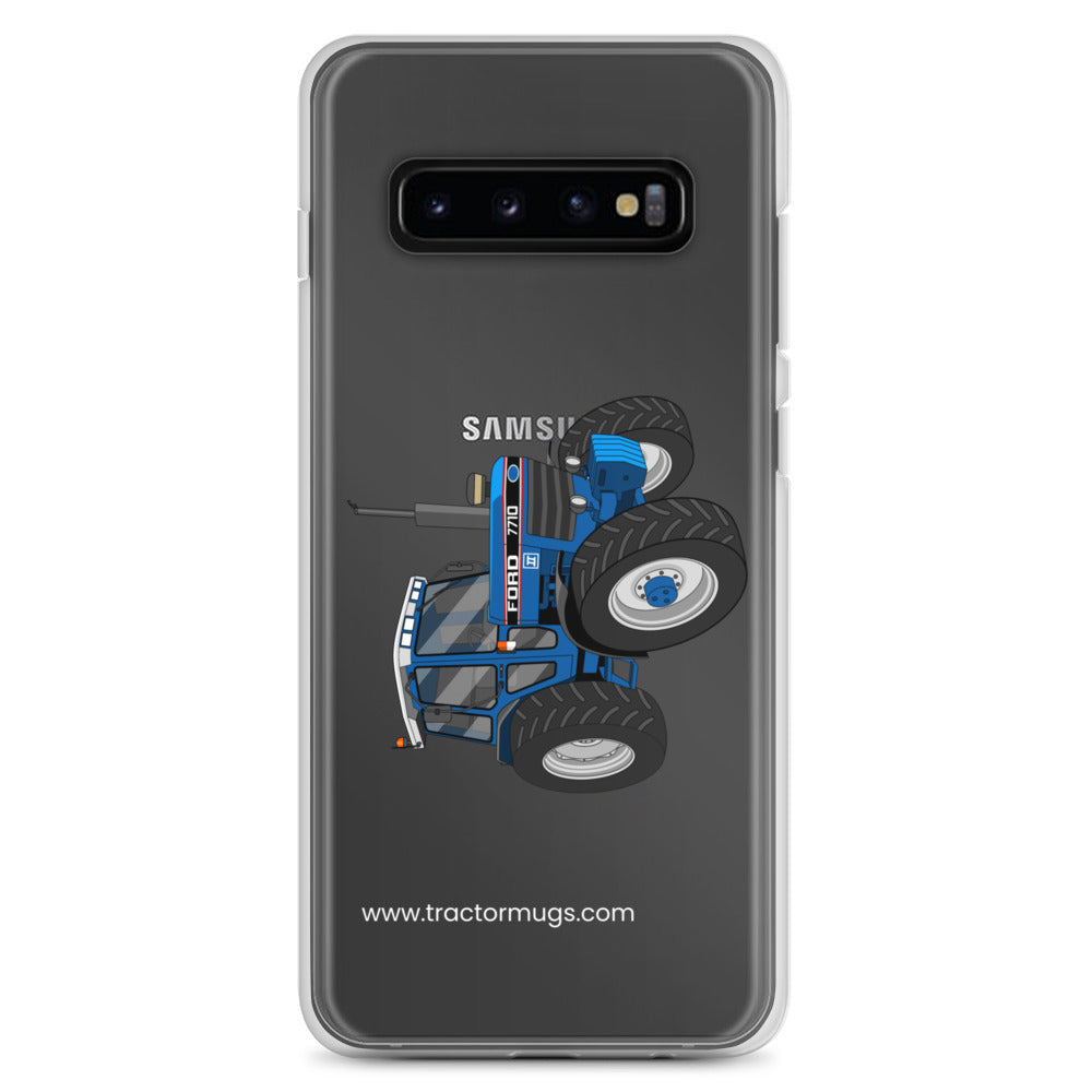 The Tractor Mugs Store Samsung Galaxy S10+ Ford 7710 | Clear Case for Samsung® Quality Farmers Merch