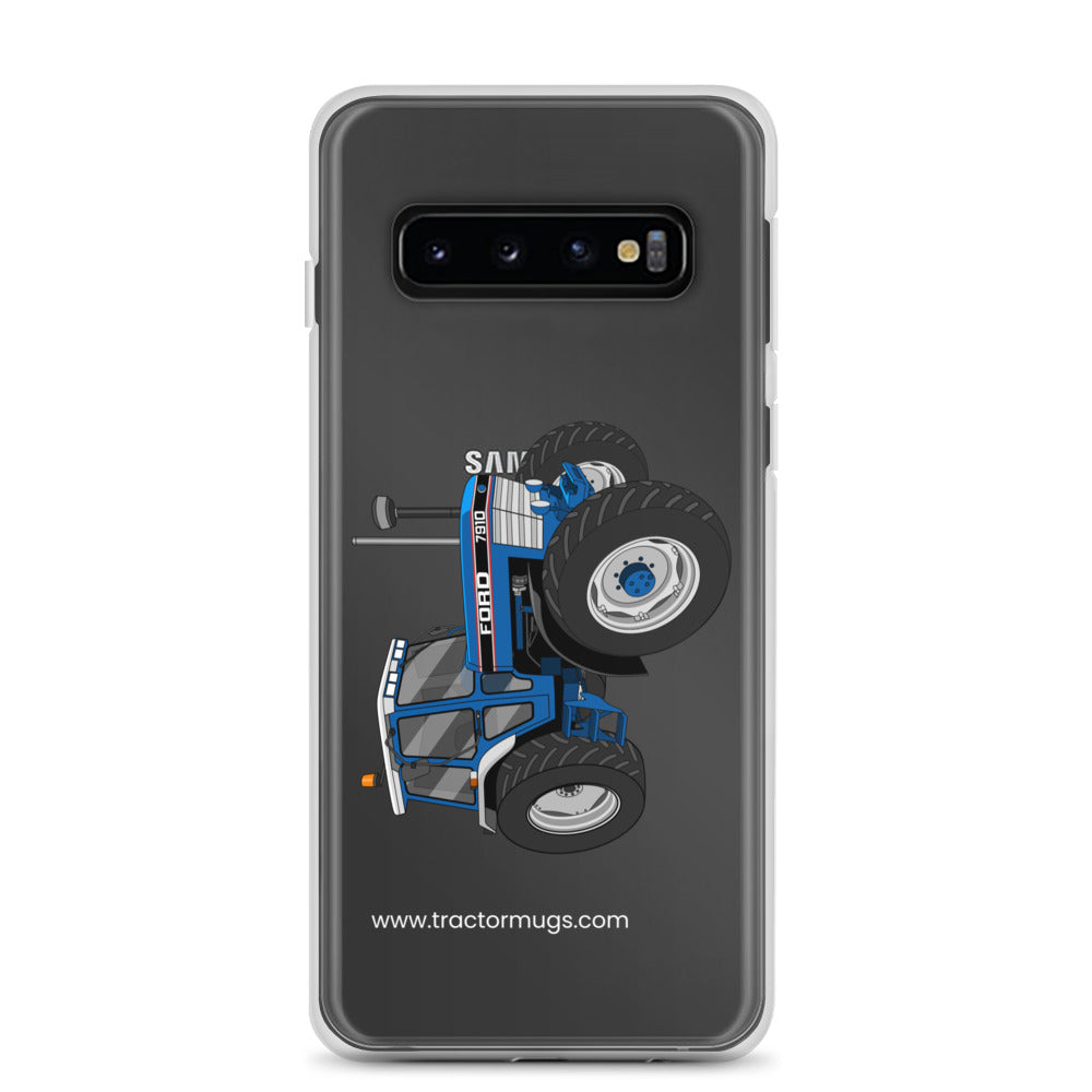The Tractor Mugs Store Samsung Galaxy S10 Ford 7910 | Clear Case for Samsung® Quality Farmers Merch