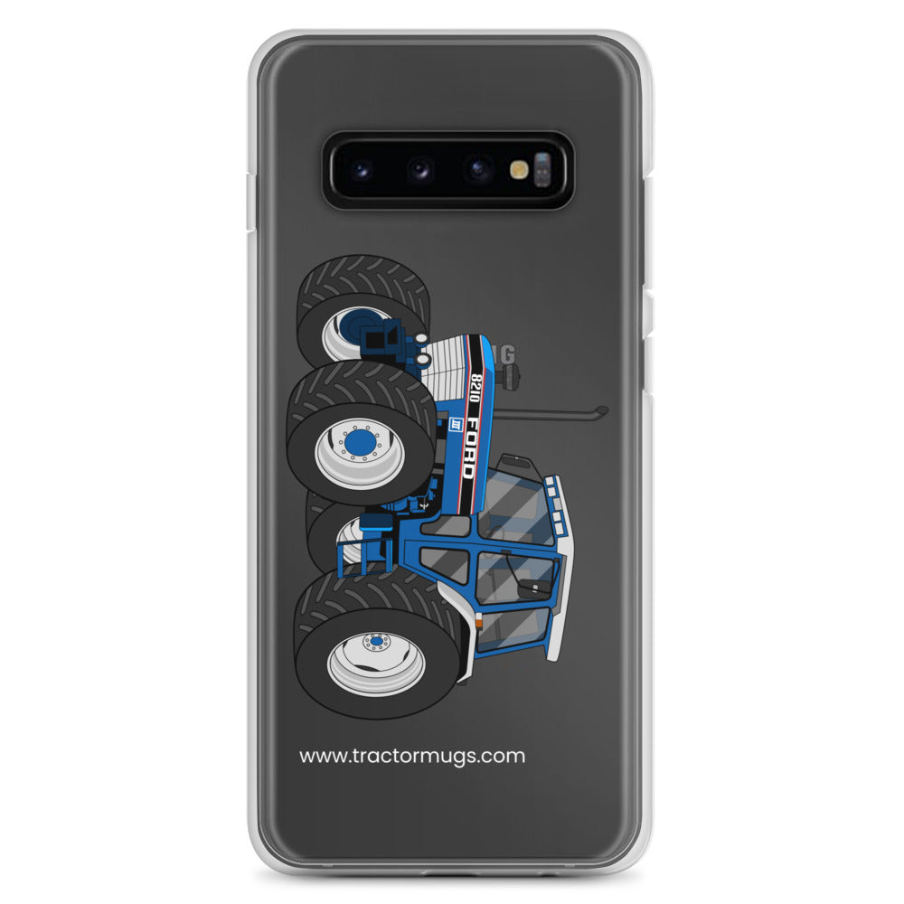 The Tractor Mugs Store Samsung Galaxy S10+ Ford 8210 4WD | Clear Case for Samsung® Quality Farmers Merch