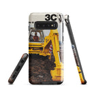 The Tractor Mugs Store Samsung Galaxy S10 JCB 3C II Advert | Tough case for Samsung® Quality Farmers Merch