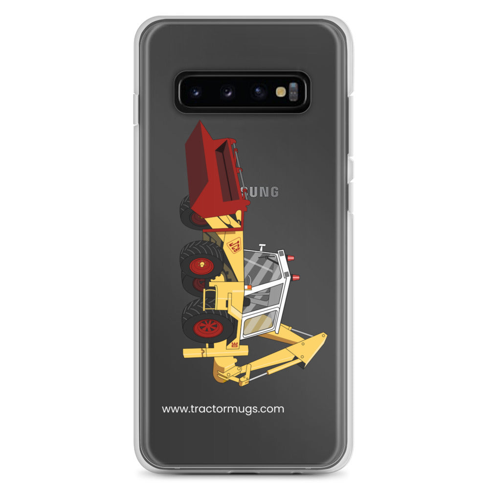 The Tractor Mugs Store Samsung Galaxy S10+ JCB 3D (1975) | Clear Case for Samsung® Quality Farmers Merch