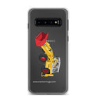 The Tractor Mugs Store Samsung Galaxy S10 JCB 4D Backhoe | Clear Case for Samsung® Quality Farmers Merch