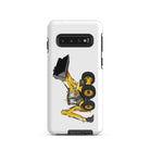The Tractor Mugs Store Samsung Galaxy S10 JCB 5CX Backhoe | Tough case for Samsung® Quality Farmers Merch