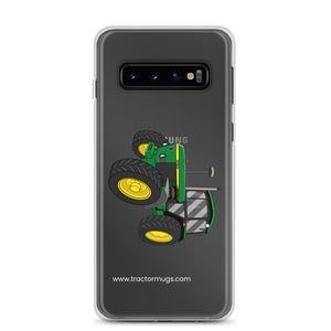 The Tractor Mugs Store Samsung Galaxy S10 John Deere 3350 4WD | Clear Case for Samsung® Quality Farmers Merch