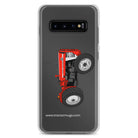The Tractor Mugs Store Samsung Galaxy S10+ Massey Ferguson 135 with cab  | Clear Case for Samsung® Quality Farmers Merch