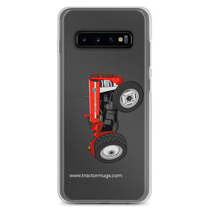The Tractor Mugs Store Samsung Galaxy S10+ Massey Ferguson 135 with cab  | Clear Case for Samsung® Quality Farmers Merch