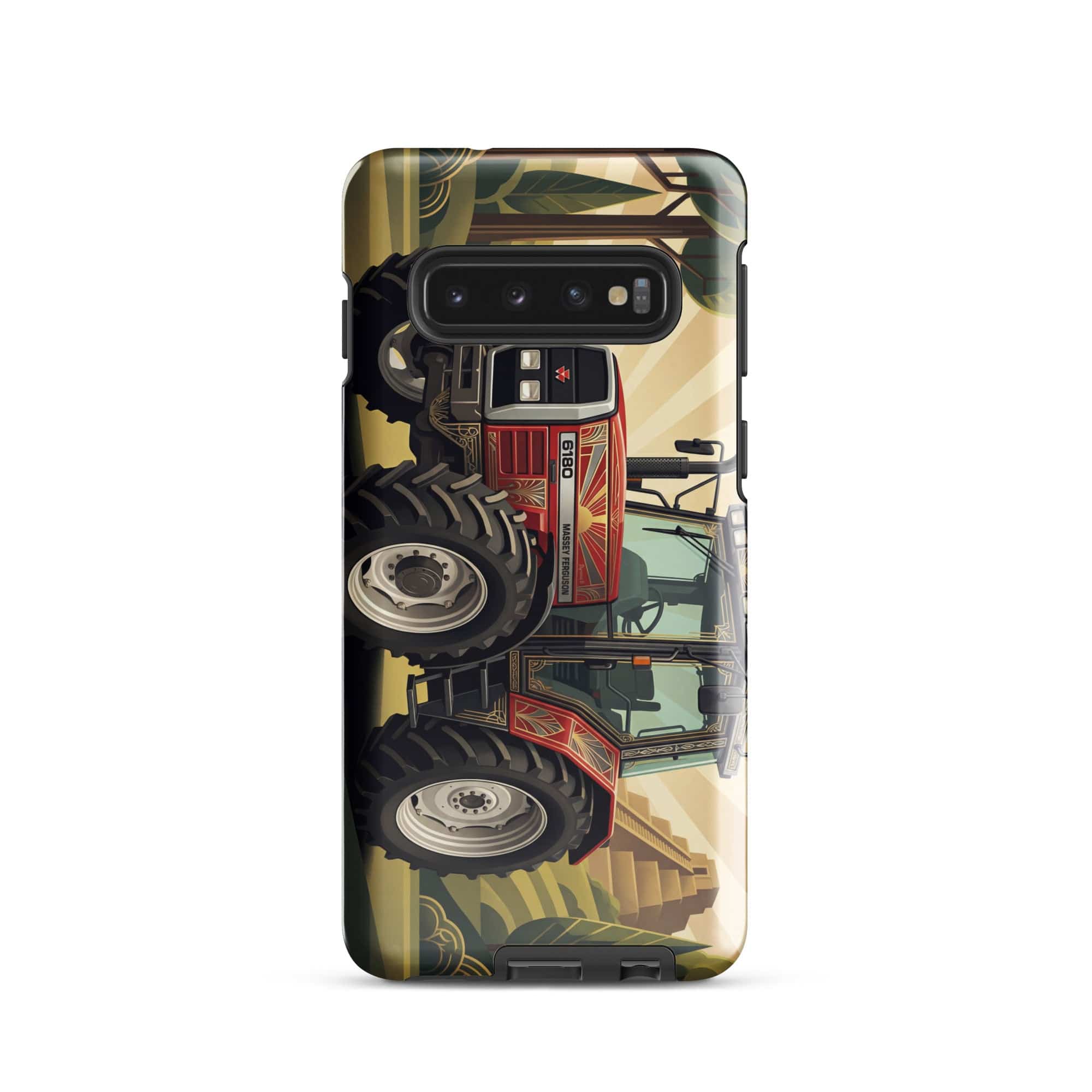The Tractor Mugs Store Samsung Galaxy S10 Massey Ferguson 6180 | Art Deco Tough case for Samsung® Quality Farmers Merch
