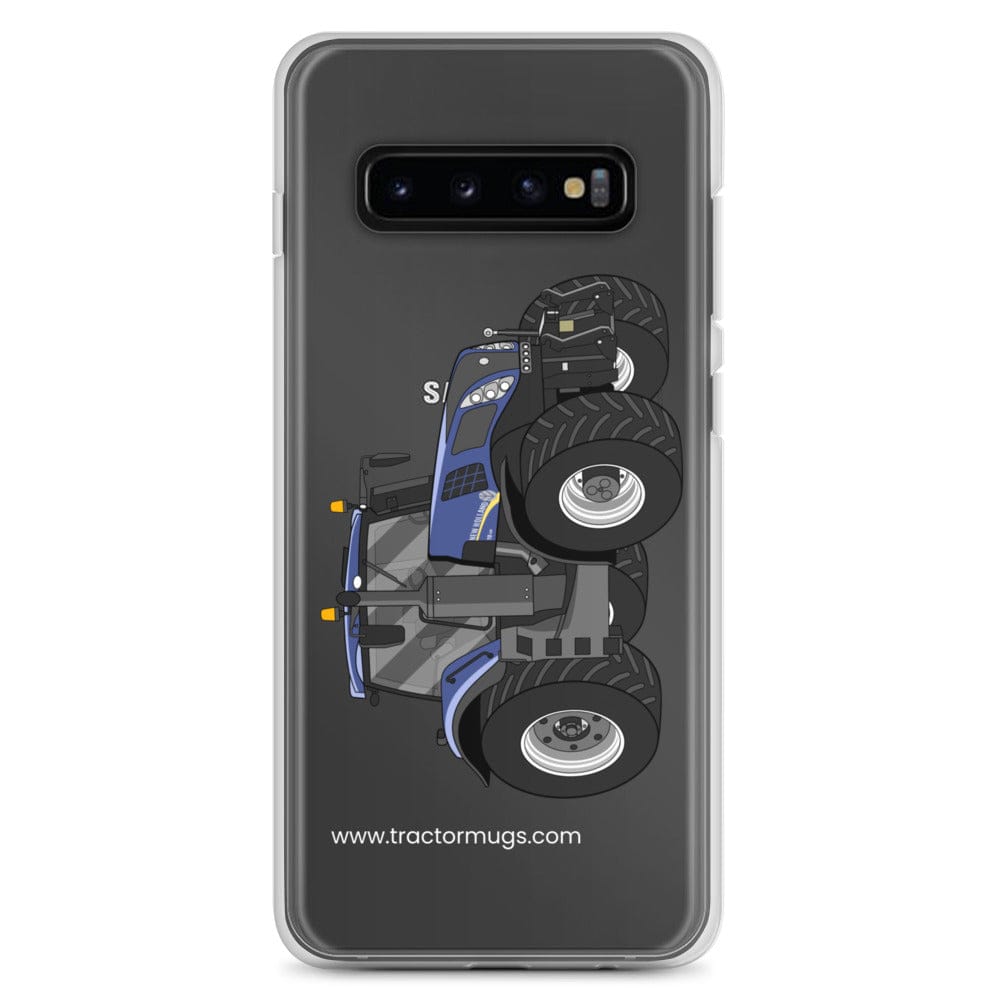 The Tractor Mugs Store Samsung Galaxy S10+ New Holland T8 435 | Clear Case for Samsung® Quality Farmers Merch