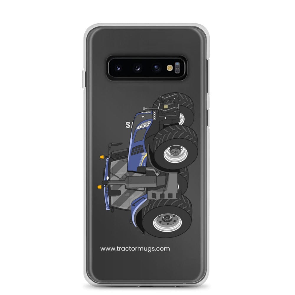 The Tractor Mugs Store Samsung Galaxy S10 New Holland T8 435 | Clear Case for Samsung® Quality Farmers Merch