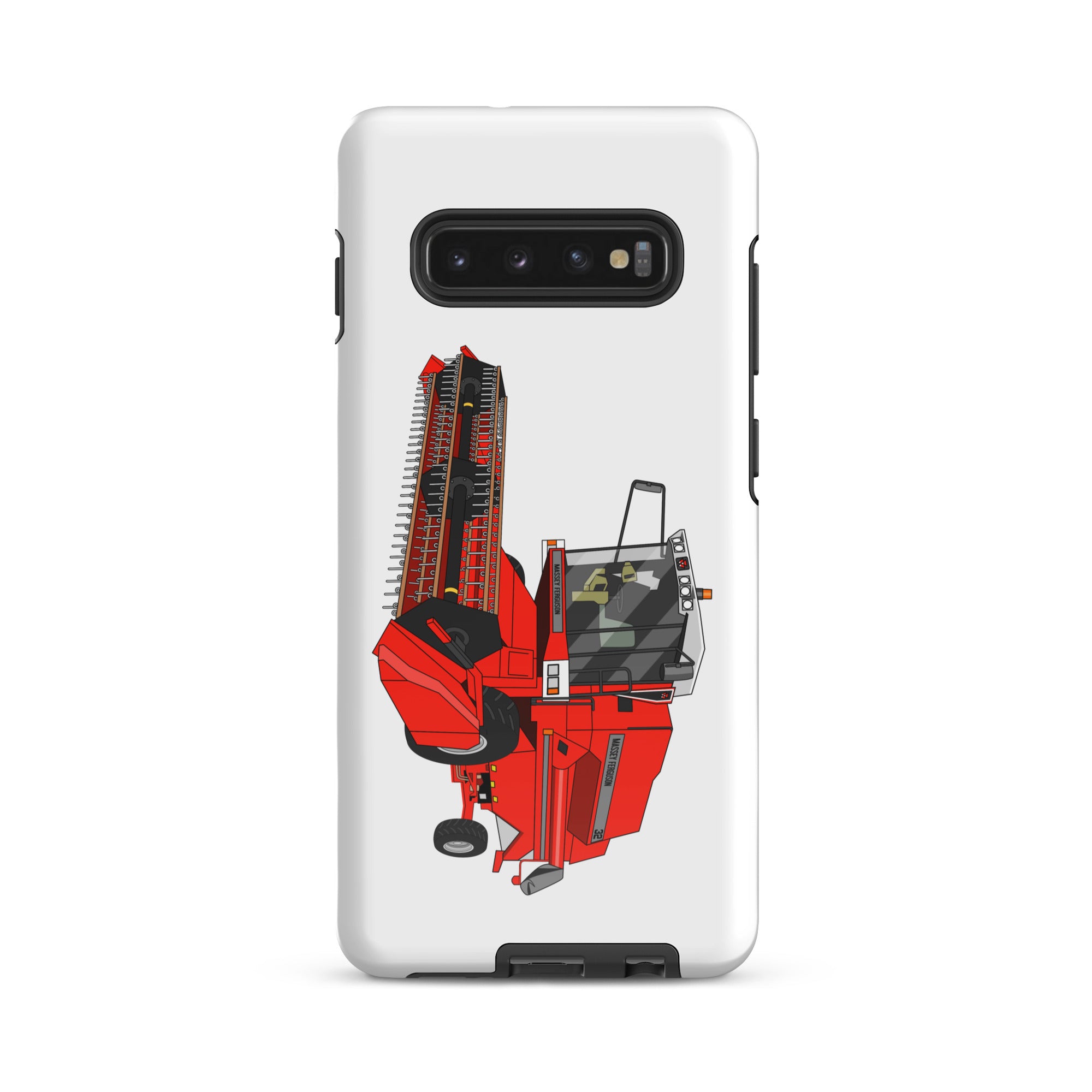 The Tractor Mugs Store Samsung Galaxy S10 Plus 1994 Massey Ferguson 32 Combine Harvester | Tough case for Samsung® Quality Farmers Merch