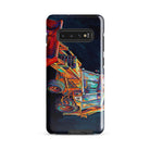 The Tractor Mugs Store Samsung Galaxy S10 Plus JCB 3CX White Cabin | Splash Art Tough case for Samsung® Quality Farmers Merch