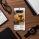 The Tractor Mugs Store Samsung Galaxy S10 Plus JCB 415 Loader Advert | Tough case for Samsung® Quality Farmers Merch