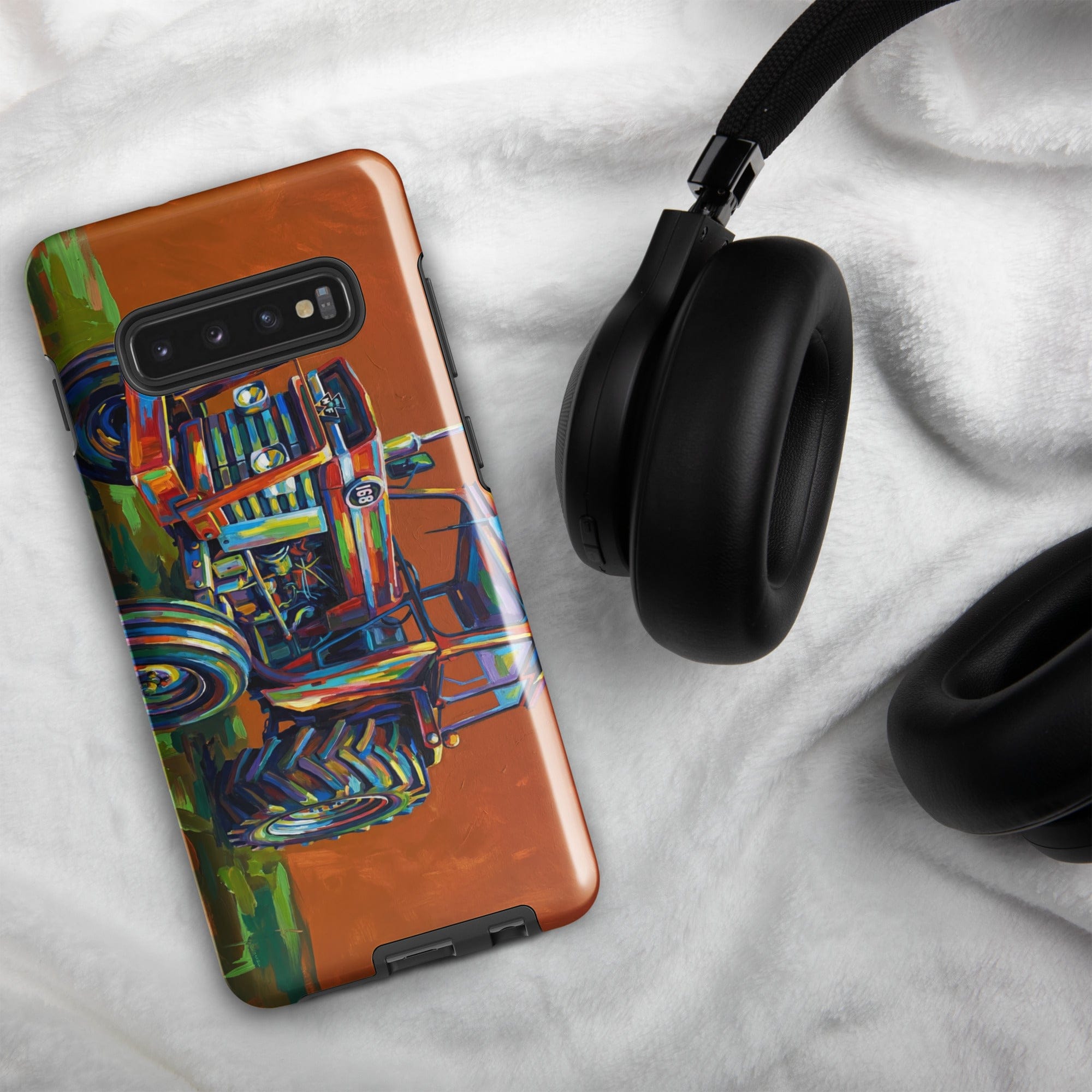 The Tractor Mugs Store Samsung Galaxy S10 Plus Massey Ferguson 168 | Splash Art Tough case for Samsung® Quality Farmers Merch