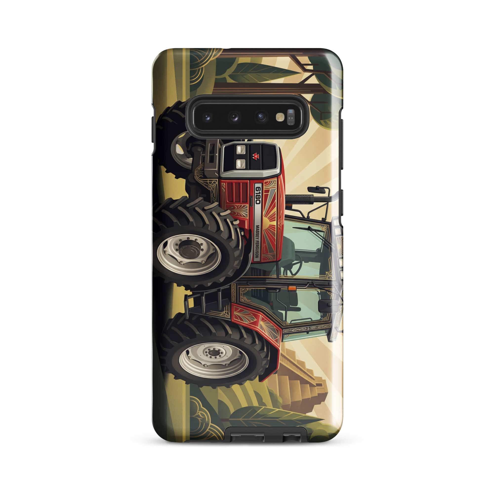 The Tractor Mugs Store Samsung Galaxy S10 Plus Massey Ferguson 6180 | Art Deco Tough case for Samsung® Quality Farmers Merch