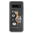 The Tractor Mugs Store Samsung Galaxy S10+ Steyr SK 8130 Kommunal | Clear Case for Samsung® Quality Farmers Merch