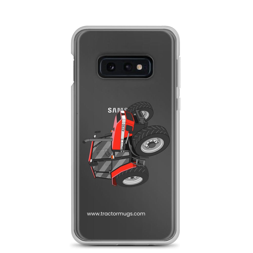 The Tractor Mugs Store Samsung Galaxy S10e Case 4230 | Clear Case for Samsung® Quality Farmers Merch