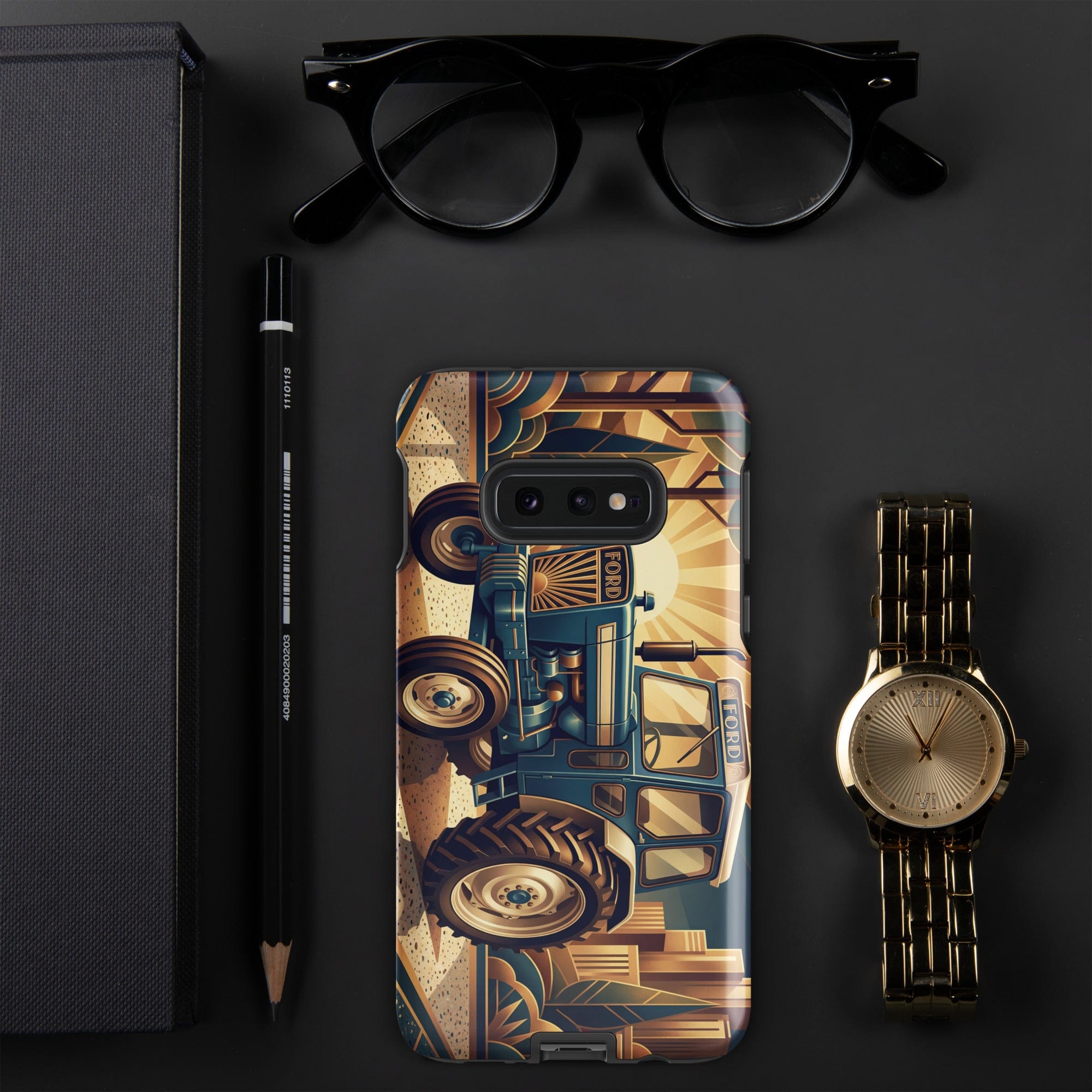 The Tractor Mugs Store Samsung Galaxy S10e Ford 5000 | Art Deco Tough case for Samsung® Quality Farmers Merch