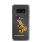 The Tractor Mugs Store Samsung Galaxy S10e Ford 550 Backhoe | Clear Case for Samsung® Quality Farmers Merch