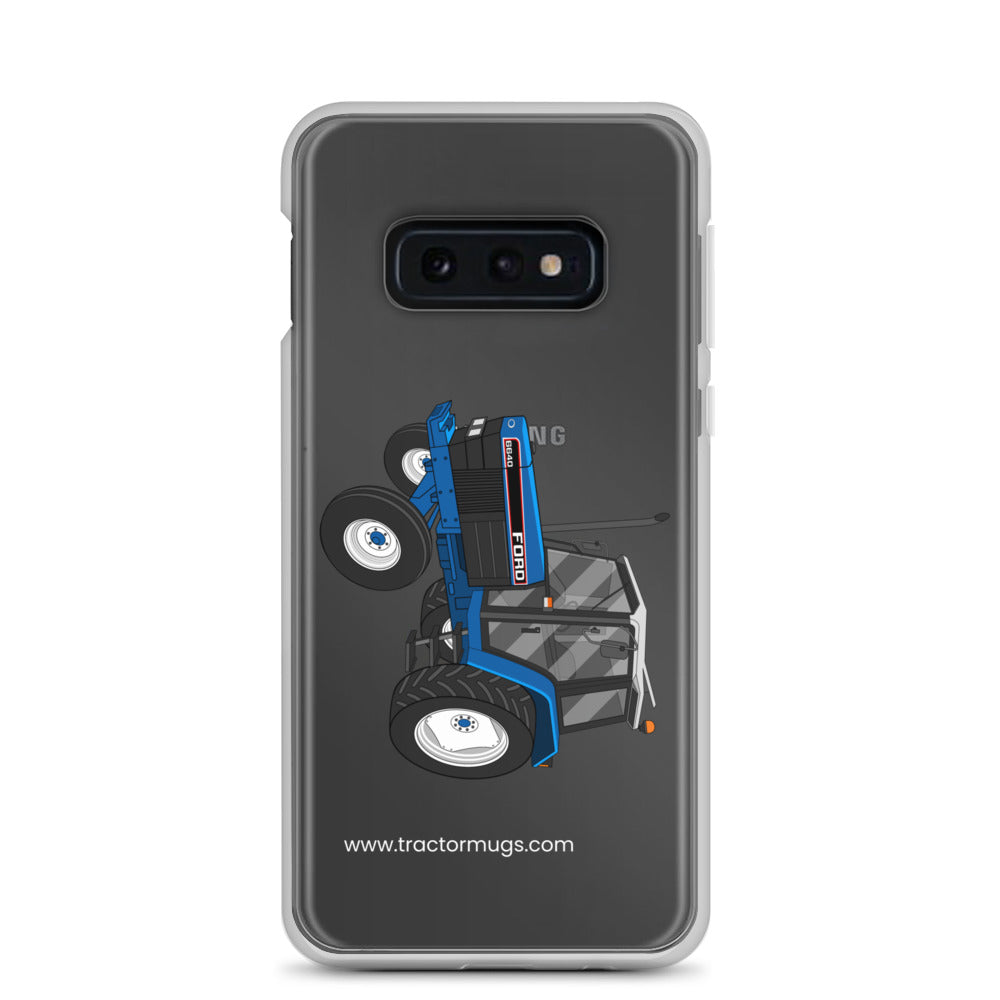 The Tractor Mugs Store Samsung Galaxy S10e Ford 6640 2WD | Clear Case for Samsung® Quality Farmers Merch