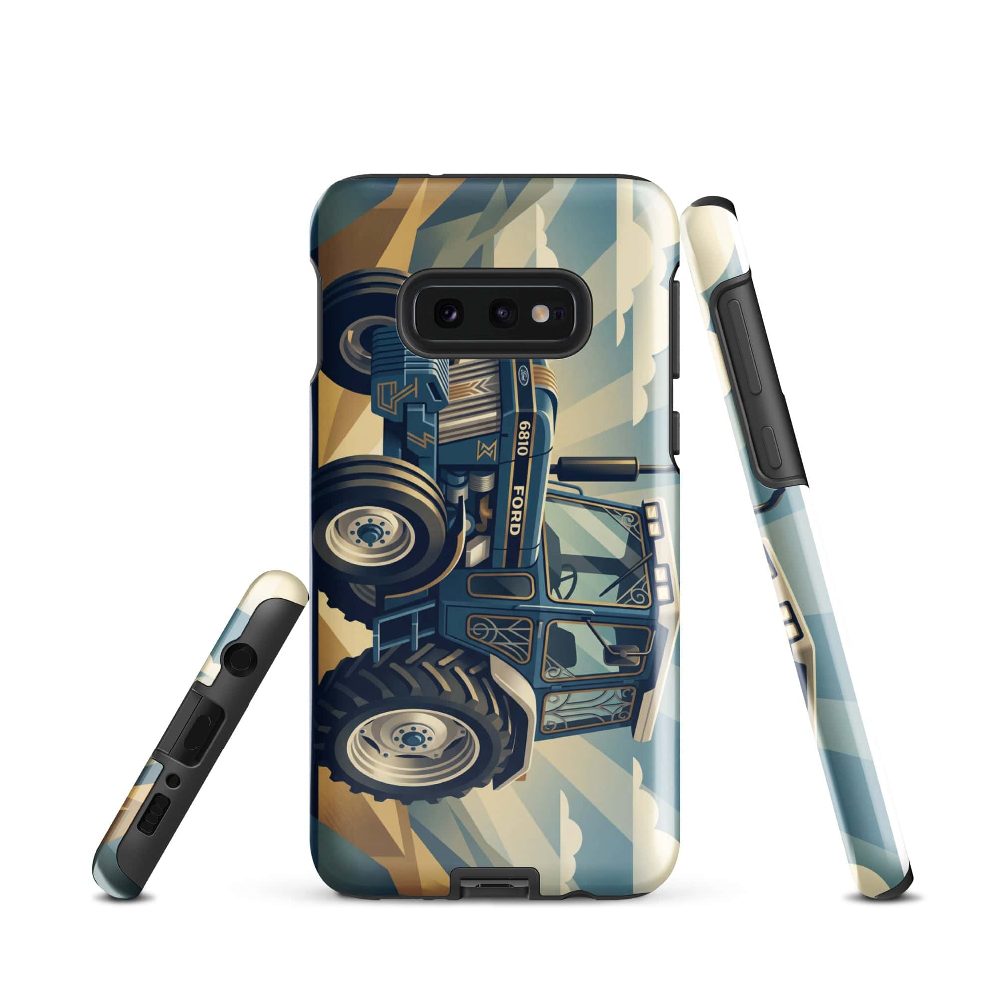 The Tractor Mugs Store Samsung Galaxy S10e Ford 6810 2WD | Art Deco Tough case for Samsung® Quality Farmers Merch