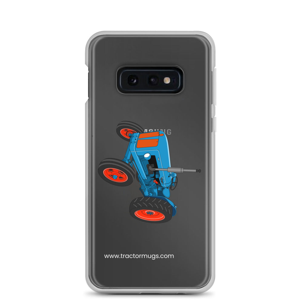 The Tractor Mugs Store Samsung Galaxy S10e Fordson Super Dexta | Clear Case for Samsung® Quality Farmers Merch