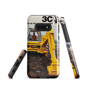 The Tractor Mugs Store Samsung Galaxy S10e JCB 3C II Advert | Tough case for Samsung® Quality Farmers Merch