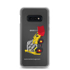 The Tractor Mugs Store Samsung Galaxy S10e JCB 3CX 70th Anniversary Edition | Clear Case for Samsung® Quality Farmers Merch