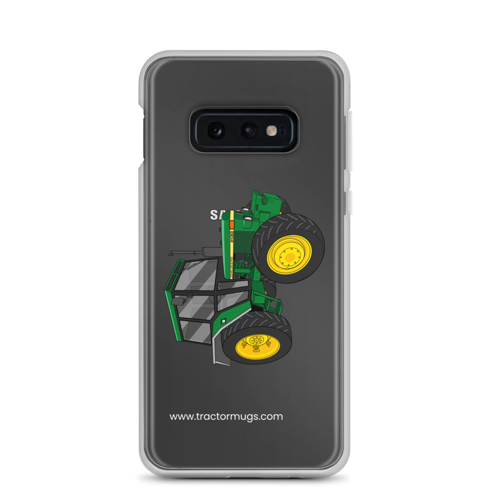 The Tractor Mugs Store Samsung Galaxy S10e John Deere 2130 | Clear Case for Samsung® Quality Farmers Merch