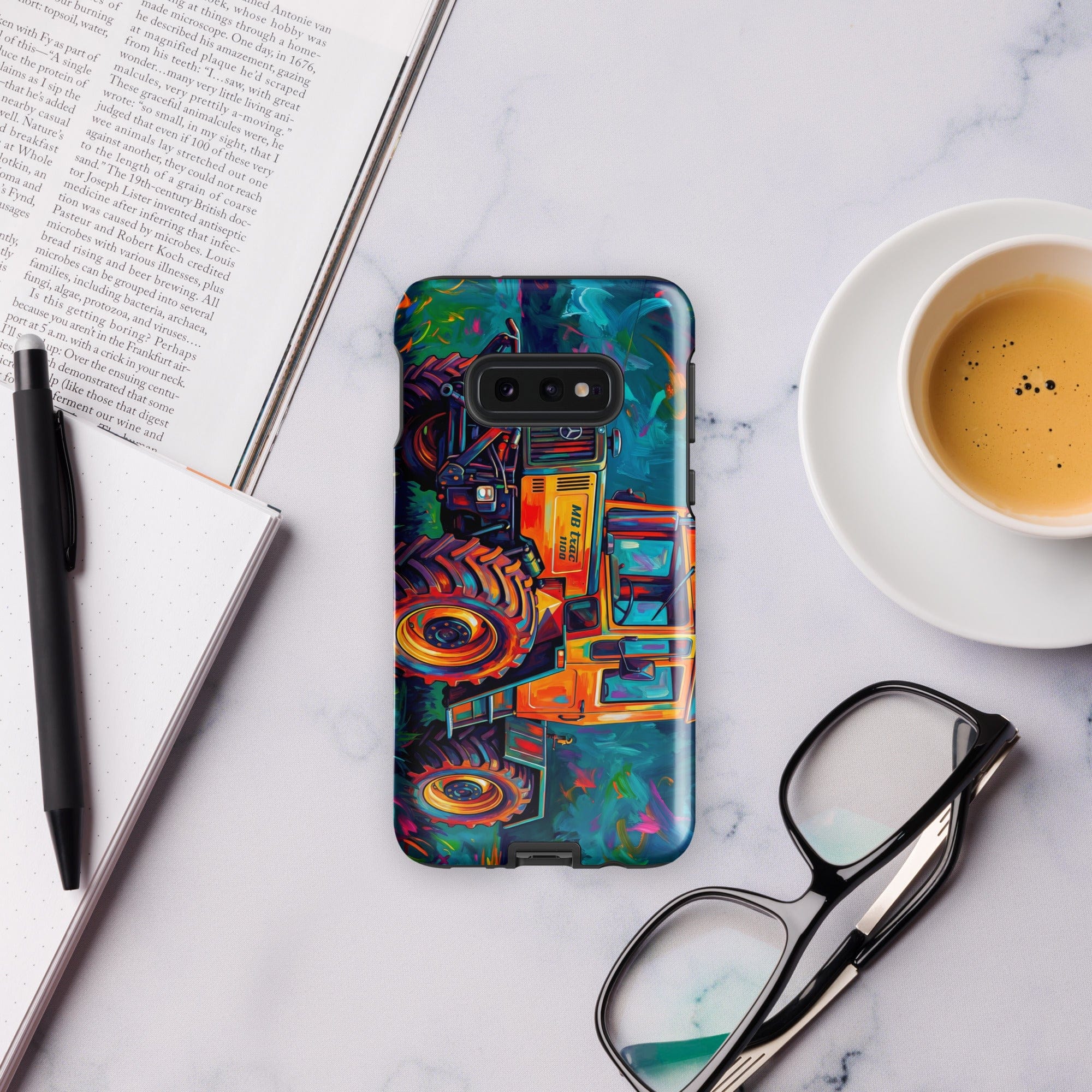 The Tractor Mugs Store Samsung Galaxy S10e MB TRAC 1100 | Splash Art Tough case for Samsung® Quality Farmers Merch