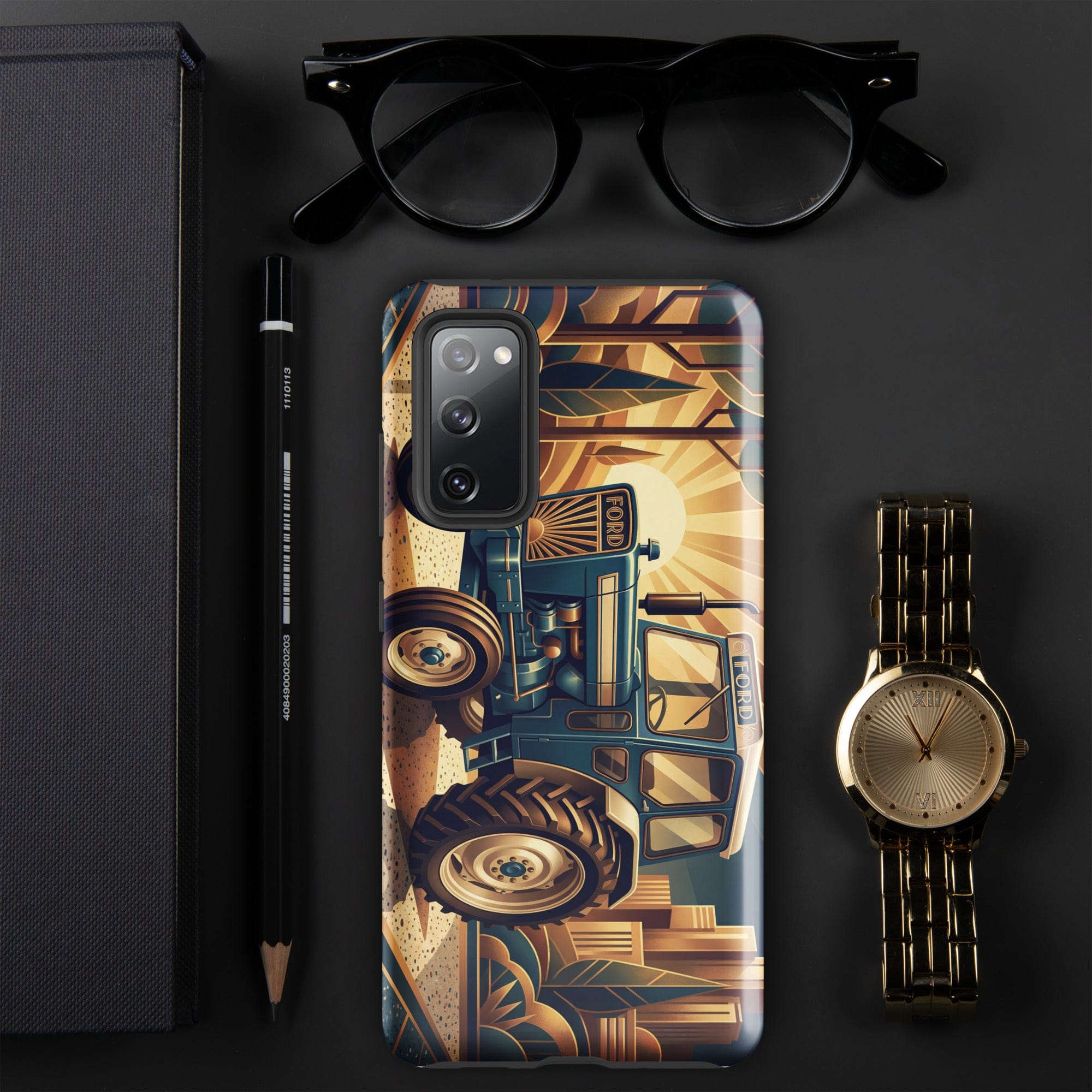 The Tractor Mugs Store Samsung Galaxy S20 FE Ford 5000 | Art Deco Tough case for Samsung® Quality Farmers Merch