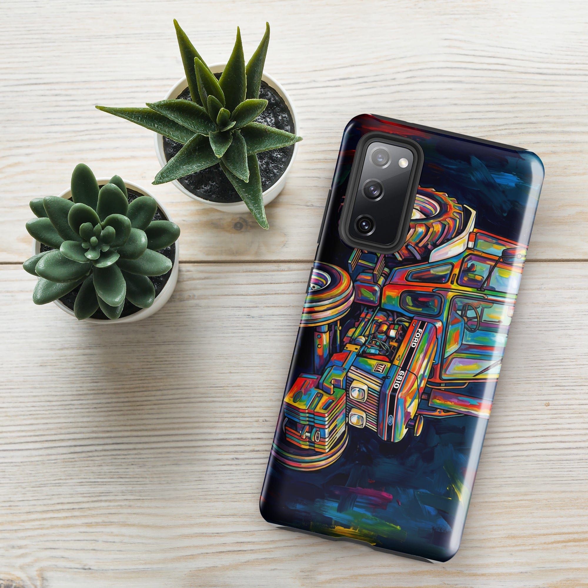 The Tractor Mugs Store Samsung Galaxy S20 FE Ford 6810 2WD | Splash Art Tough case for Samsung® Quality Farmers Merch