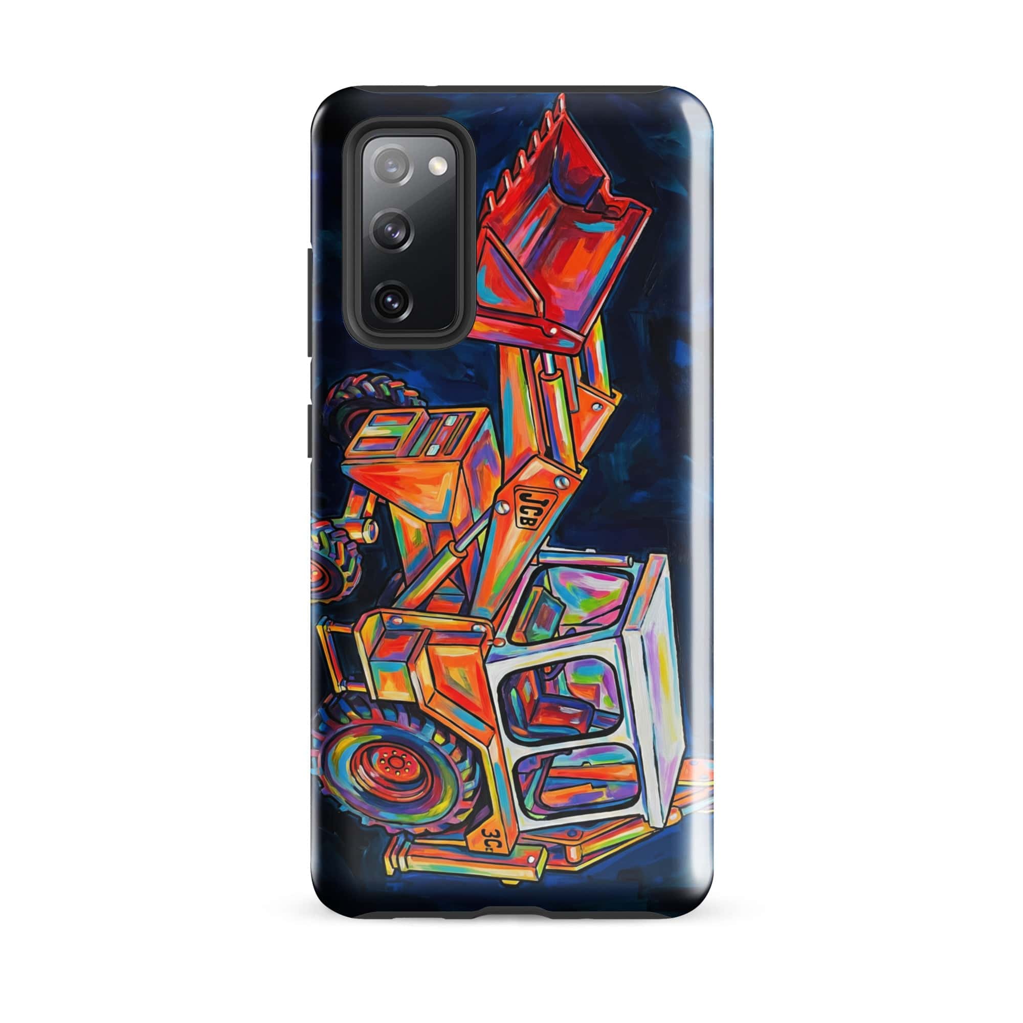 The Tractor Mugs Store Samsung Galaxy S20 FE JCB 3C II | Splash Art Tough case for Samsung® Quality Farmers Merch