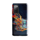 The Tractor Mugs Store Samsung Galaxy S20 FE JCB 3CX White Cabin | Splash Art Tough case for Samsung® Quality Farmers Merch