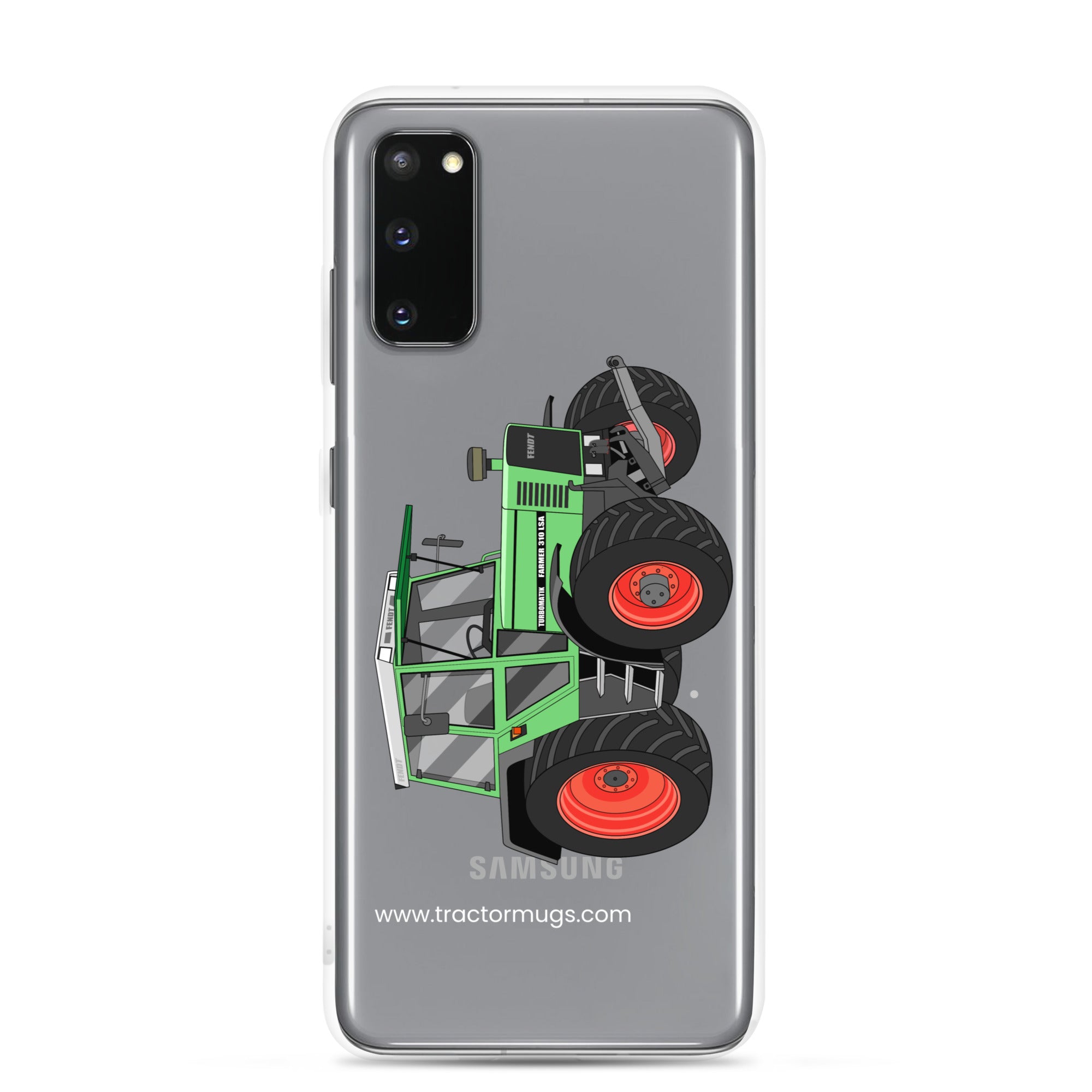 The Tractor Mugs Store Samsung Galaxy S20 Fendt 310 LSA  |  Clear Case for Samsung® Quality Farmers Merch