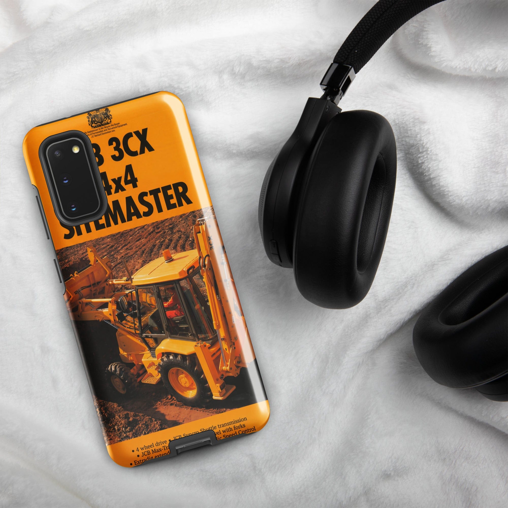 The Tractor Mugs Store Samsung Galaxy S20 JCB 3CX Sitemaster Brochure | Tough case for Samsung® Quality Farmers Merch