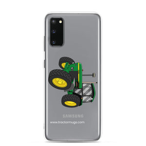 The Tractor Mugs Store Samsung Galaxy S20 John Deere 3350 4WD | Clear Case for Samsung® Quality Farmers Merch