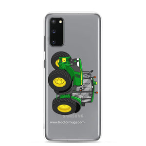 The Tractor Mugs Store Samsung Galaxy S20 John Deere 6120 M | Clear Case for Samsung® Quality Farmers Merch