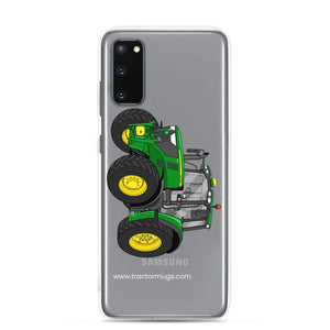 The Tractor Mugs Store Samsung Galaxy S20 John Deere 6155 M | Clear Case for Samsung® Quality Farmers Merch