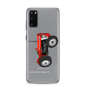 The Tractor Mugs Store Samsung Galaxy S20 Massey Ferguson 135 with cab  | Clear Case for Samsung® Quality Farmers Merch